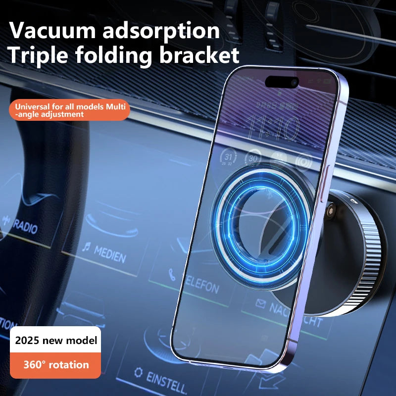 Xiaomi Phone Holder 360°Rotation Magnetic Car Mechanical Stand Vacuum Suction Cup Adsorption Bracket Navigation Holder