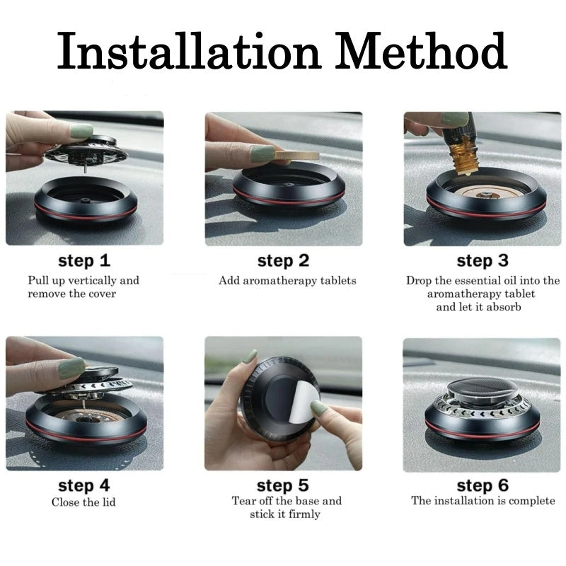 KineticX Car Air Freshener (Solar Powered)