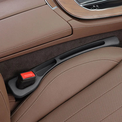 2Pcs Car Seat Gap Filler Organizer Waterproof Car Seat Gap Plug Strip with 2 Grooves Seat Gap Storage Auto Interior Accessories