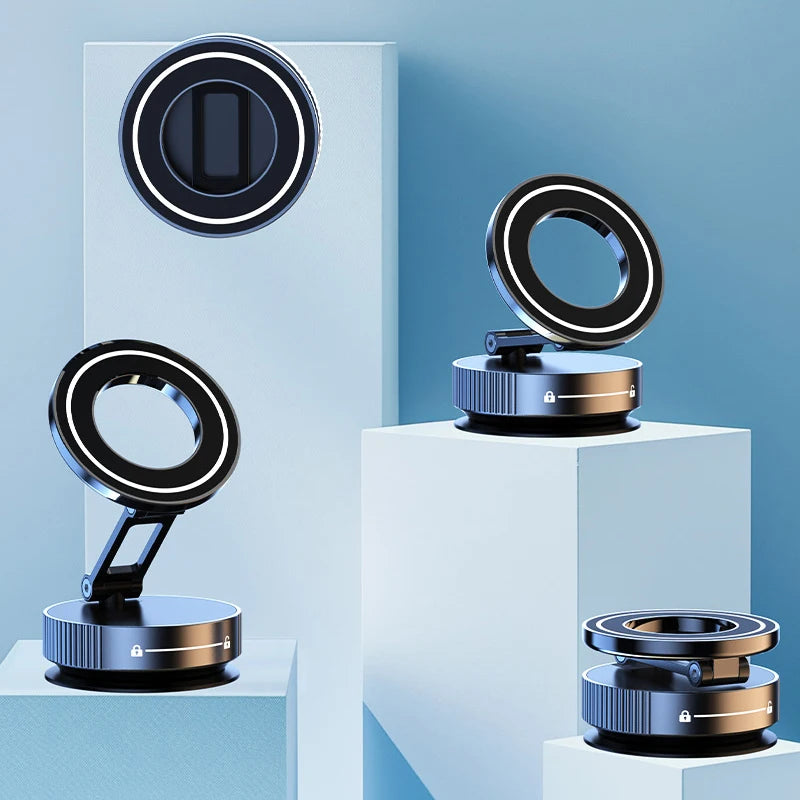 Xiaomi Phone Holder 360°Rotation Magnetic Car Mechanical Stand Vacuum Suction Cup Adsorption Bracket Navigation  Holder