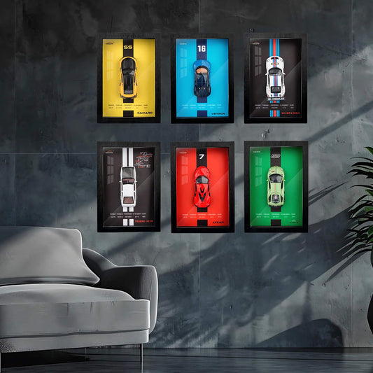 3D Die-Cast Car Model Frames